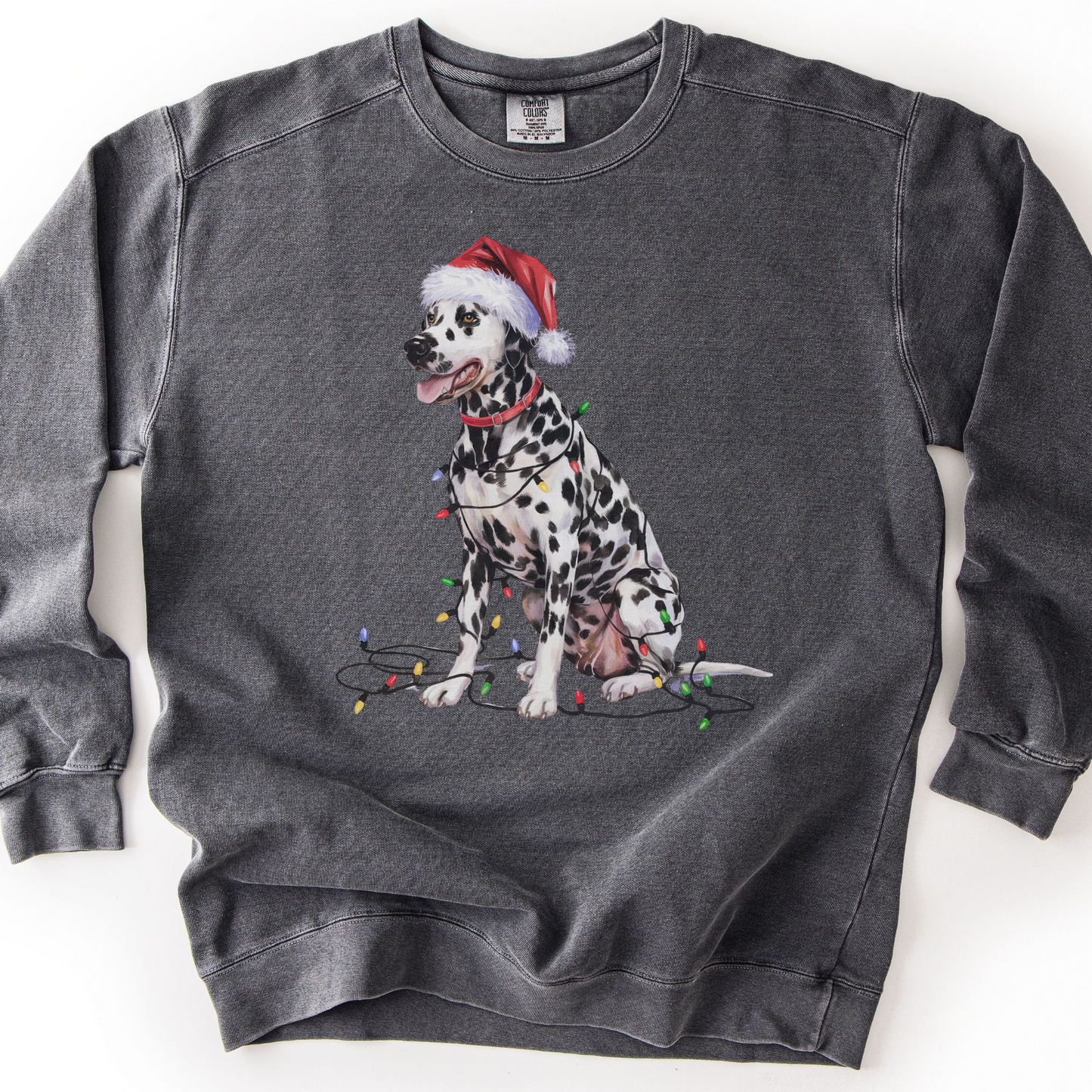 Dalmatian Christmas Lights Sweatshirt
