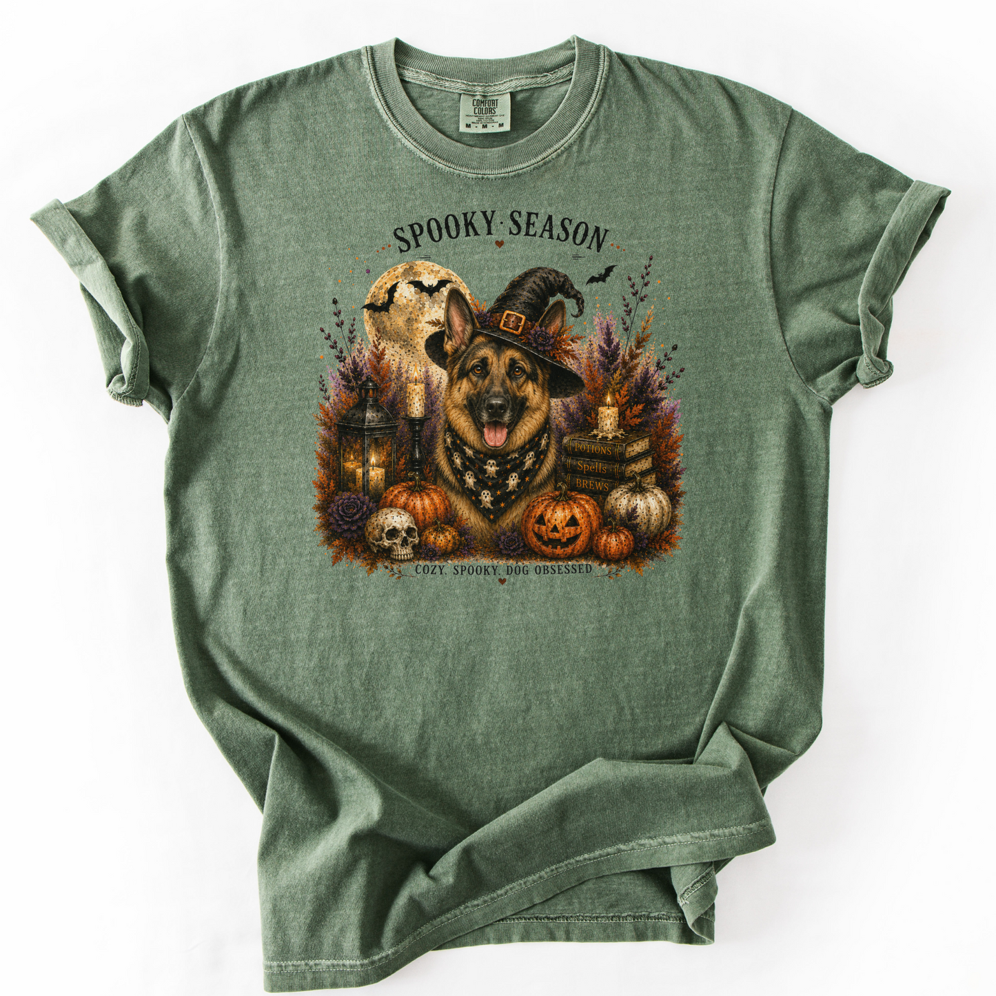German Shepherd Spooky Season Dog Mom Halloween Shirt