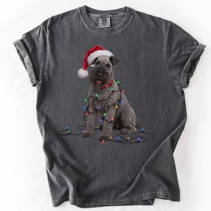 Kerry Blue Terrier Christmas Lights Shirt
