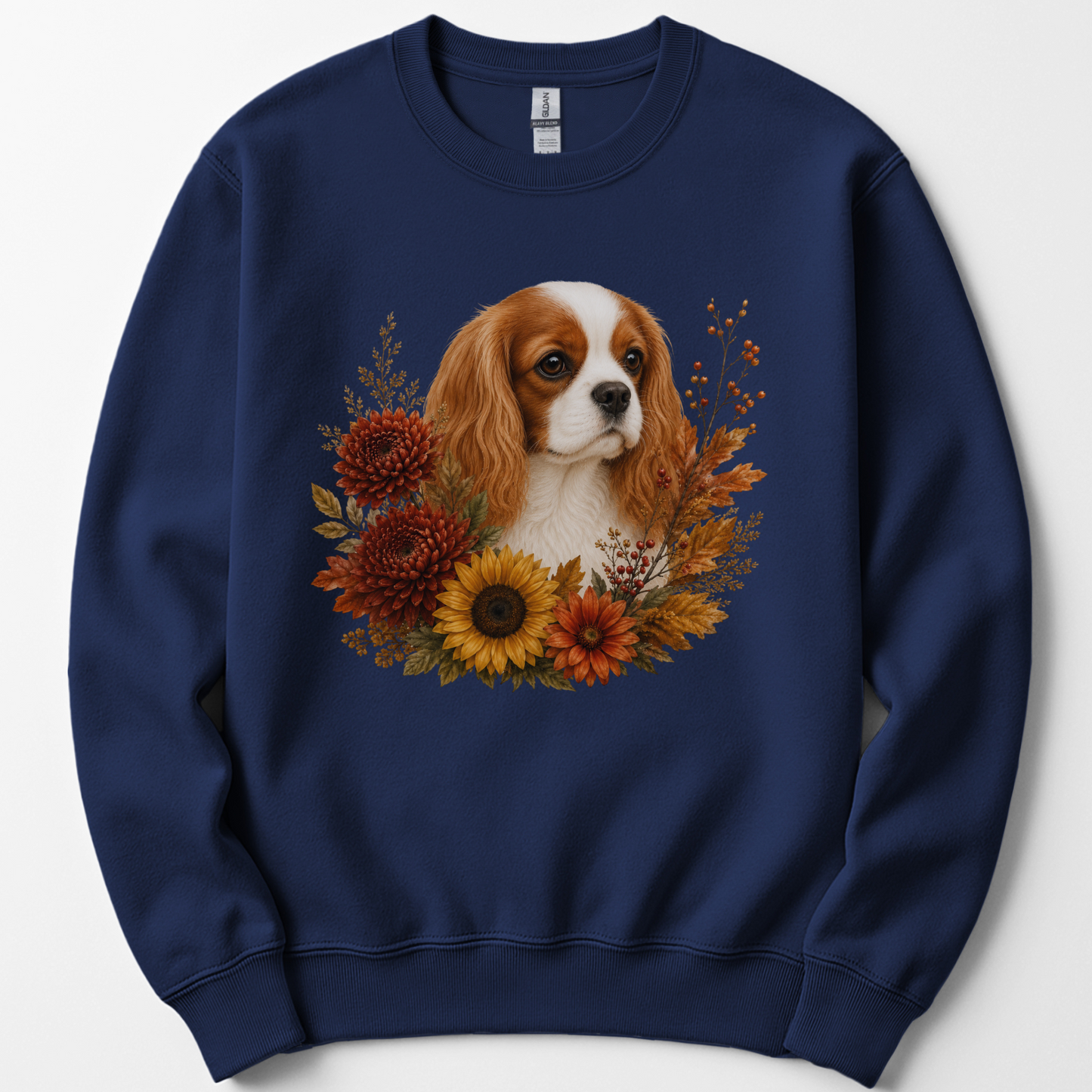 Blenheim Cavalier Autumn Floral Sweatshirt