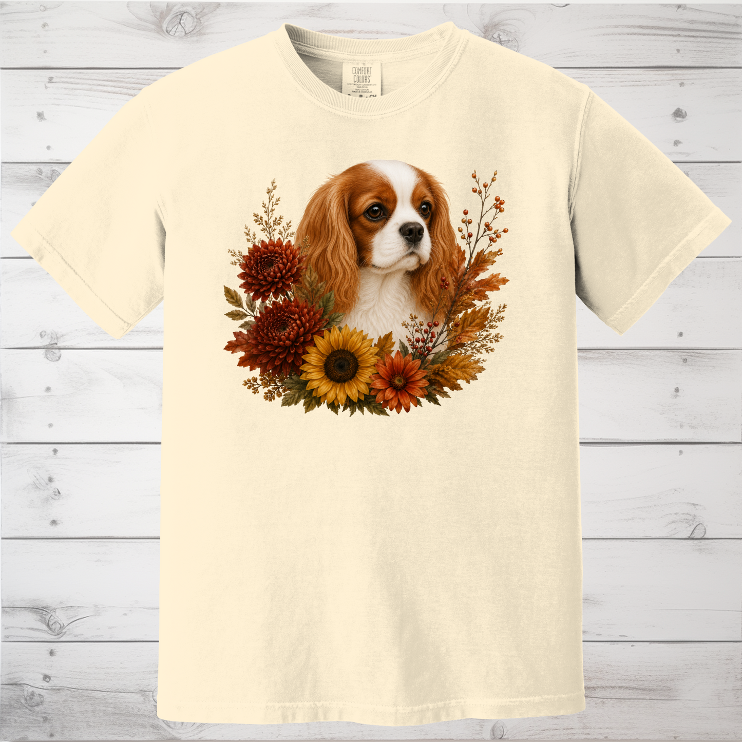 Blenheim Cavalier Autumn Floral Shirt
