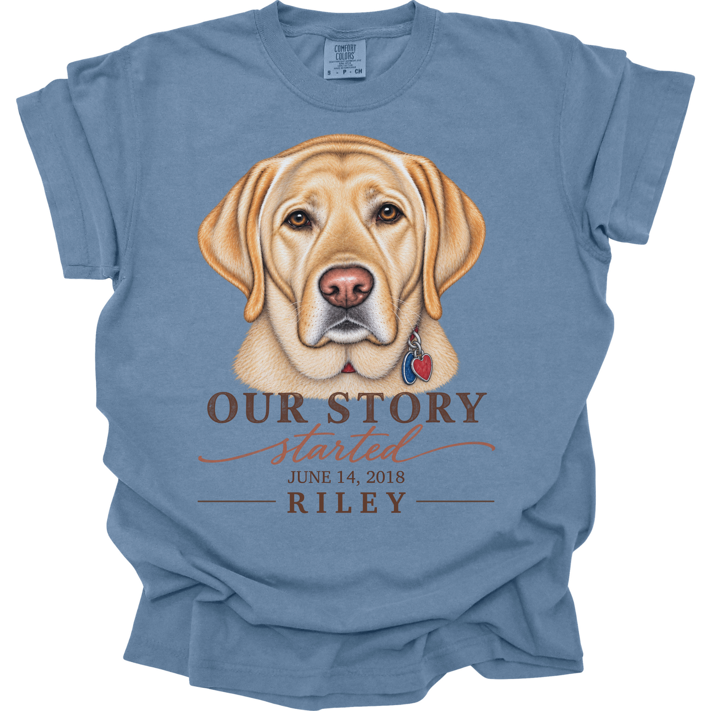 Personalized Gotcha Day Shirt, Custom Dog Portrait Tee, Dog Adoption Anniversary Gift