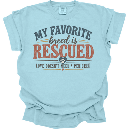 Rescue Dog Shirt, Adopted Dog Mom Tee, Rescue Pet Gift, Dog Adoption Shirt