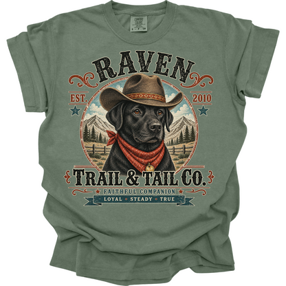Personalized Dog Shirt, Custom Pet Portrait Western Cowboy Dog Tee, Dog Lover Gift
