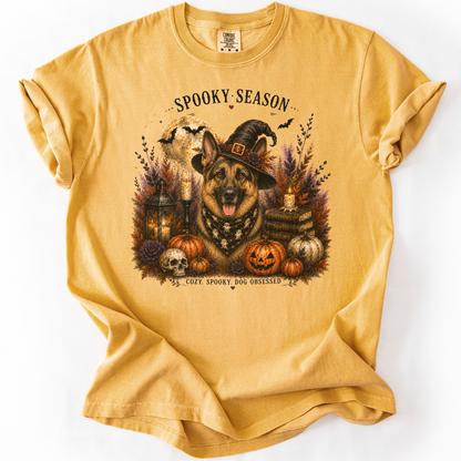 German Shepherd Spooky Season Dog Mom Halloween Shirt