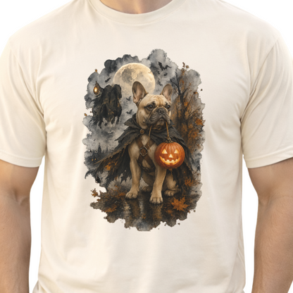 French Bulldog Headless Horseman Inspired Halloween Comfort Colors Shirt