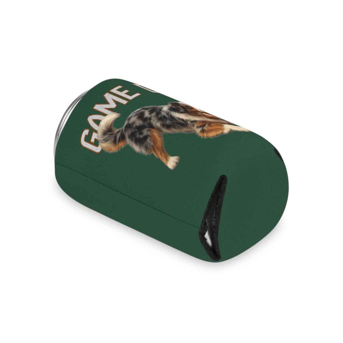 Personalized Australian Shepherd Game Day Can Cooler, Custom Football Dog Koozie Gift