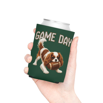 Personalized Blenheim Cavalier Game Day Can Cooler, Custom Football Dog Koozie