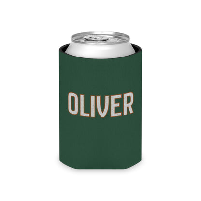 Personalized French Bulldog Game Day Can Cooler, Custom Football Dog Koozie Gift