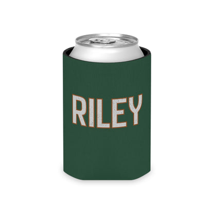 Personalized Yellow Lab Game Day Can Cooler, Custom Football Labrador Koozie Gift