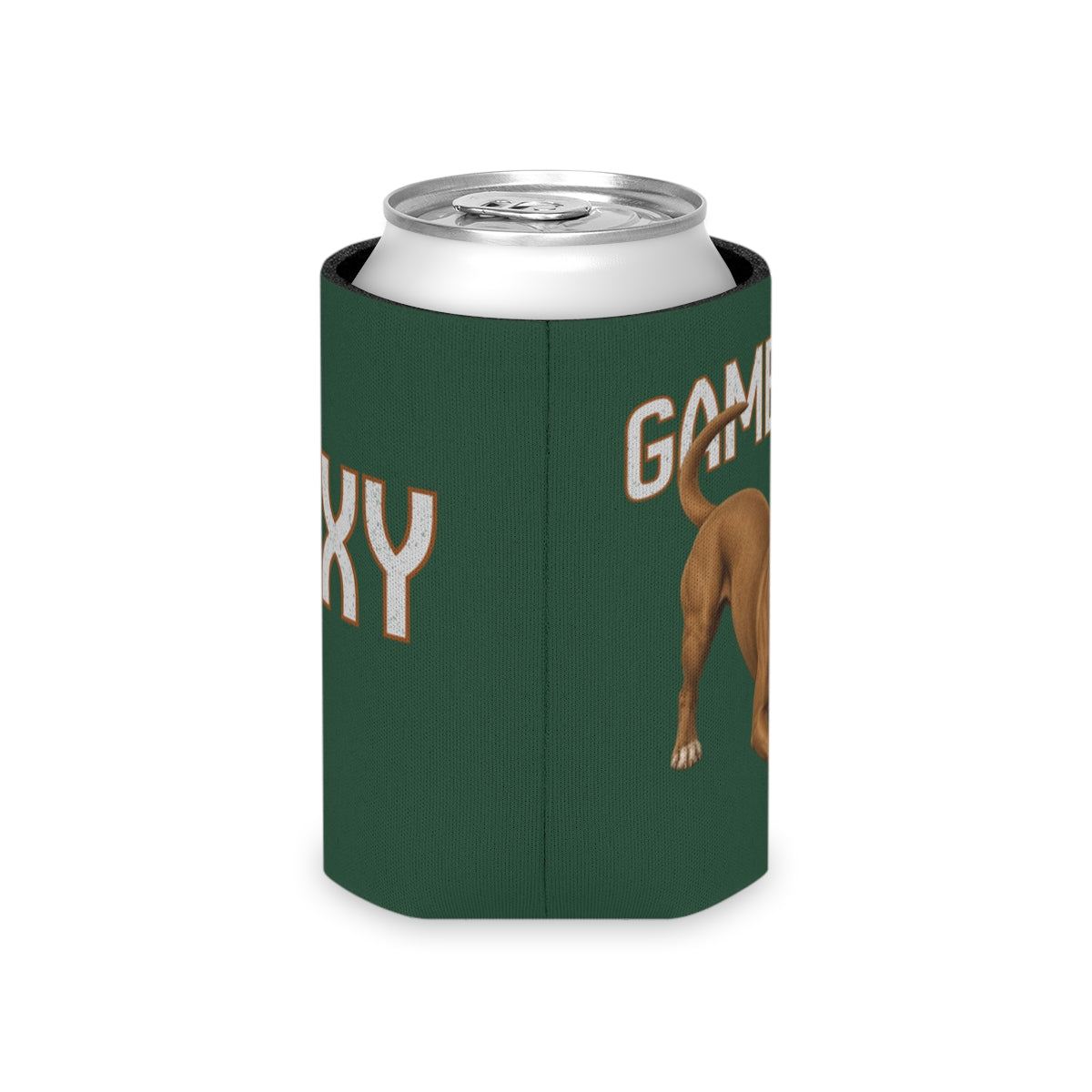 Personalized Pit Bull Game Day Can Cooler, Custom Football Dog Koozie Gift