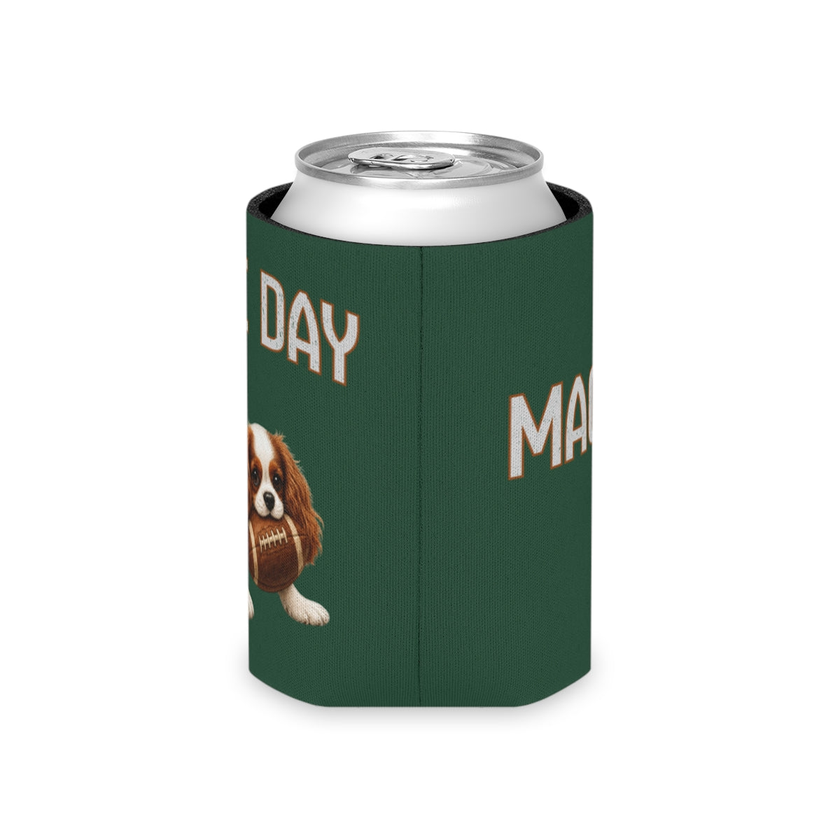 Personalized Blenheim Cavalier Game Day Can Cooler, Custom Football Dog Koozie