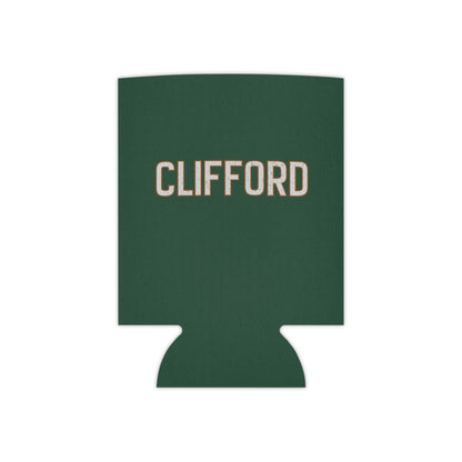 Personalized Fox Red Lab Game Day Can Cooler, Custom Football Labrador Koozie Gift