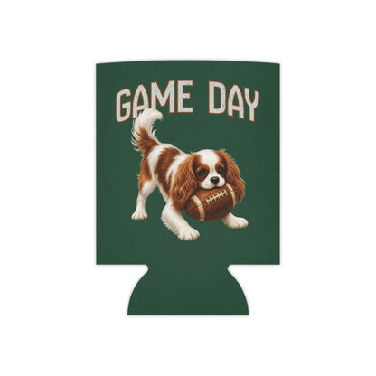 Personalized Blenheim Cavalier Game Day Can Cooler, Custom Football Dog Koozie