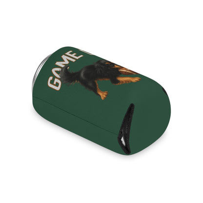Personalized Black and Tan Cavalier Game Day Can Cooler, Custom Football Dog Koozie