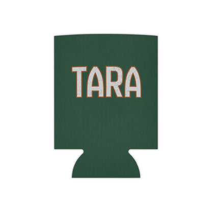 Personalized English Cream Golden Retriever Game Day Can Cooler, Custom Football Dog Koozie