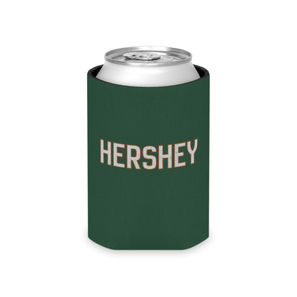 Personalized Chocolate Lab Game Day Can Cooler, Custom Football Labrador Koozie Gift