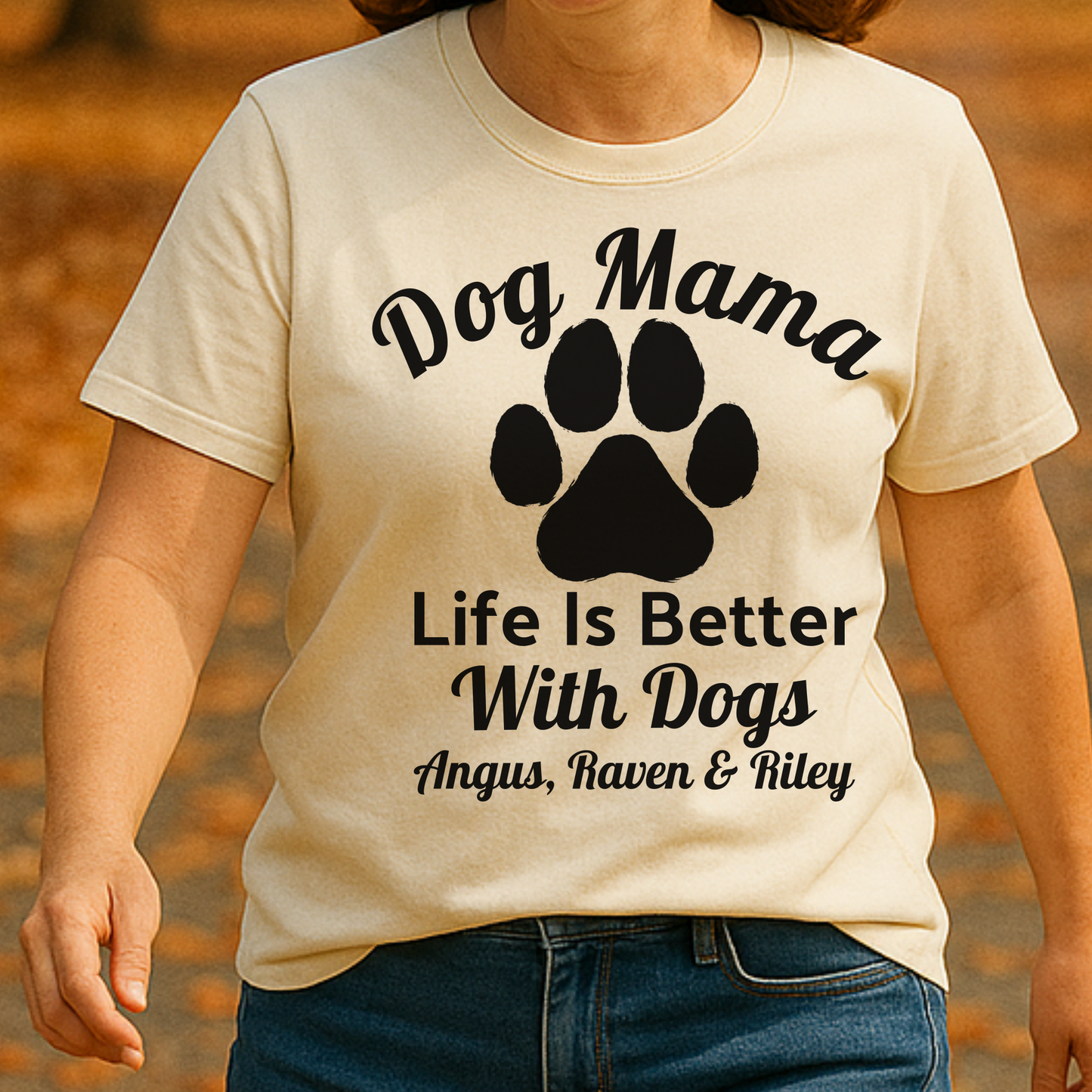 Personalized Life is Better With Dogs Shirt