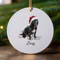 Load image into Gallery viewer, Cane Corso Christmas Ornament, Personalized Dog Keepsake
