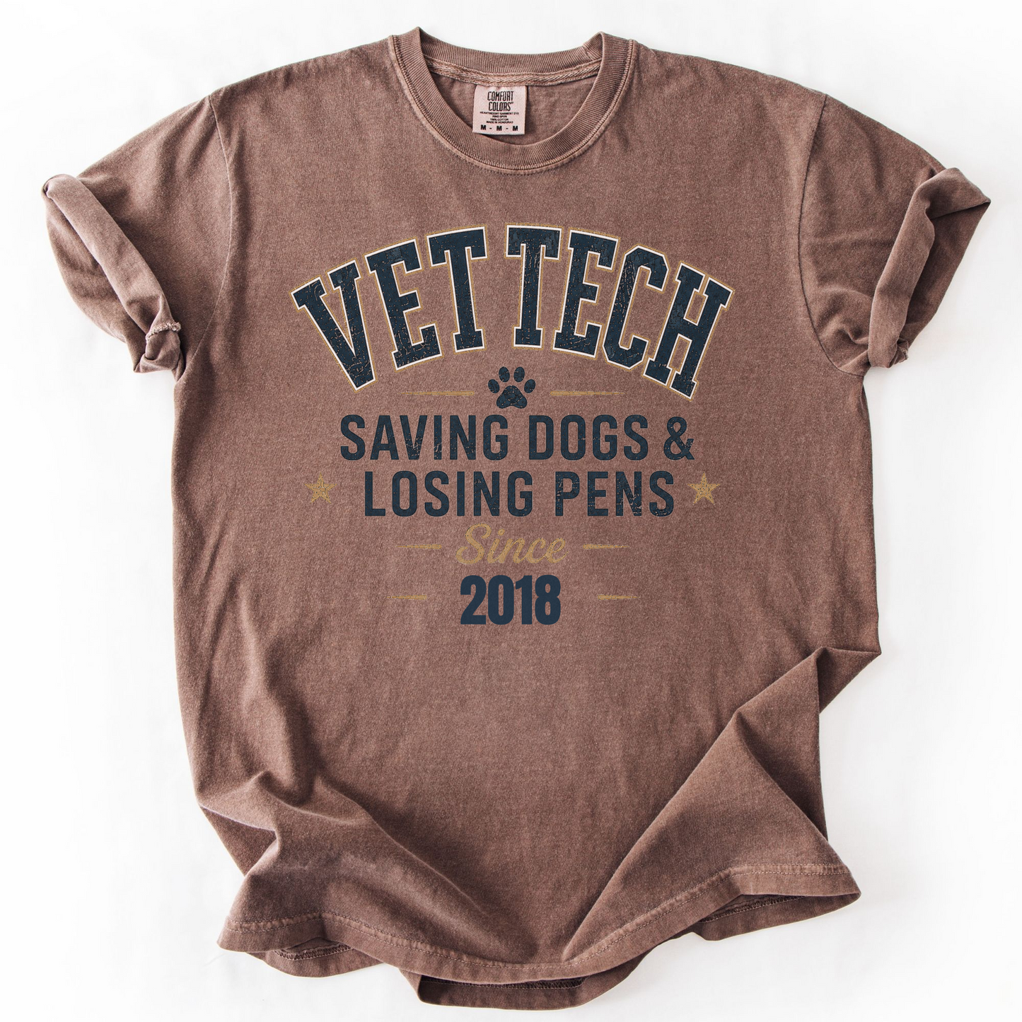 Funny Vet Tech Shirt Veterinary Technician Gift Vet Tech Tee Saving Dogs Losing Pens