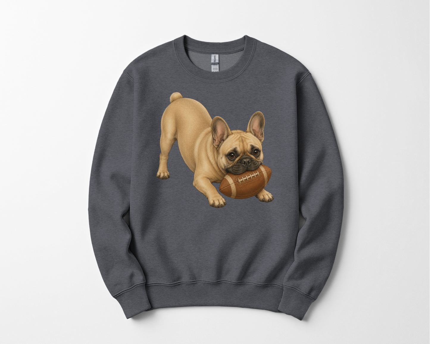 French Bulldog Football Sweatshirt