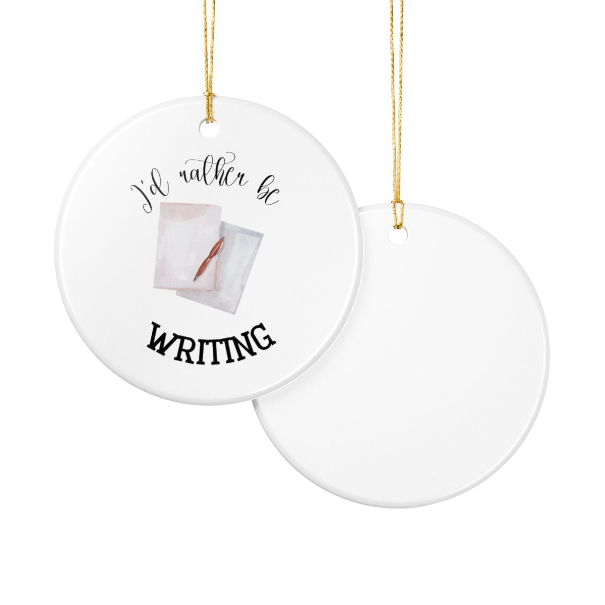 Writing Ornament