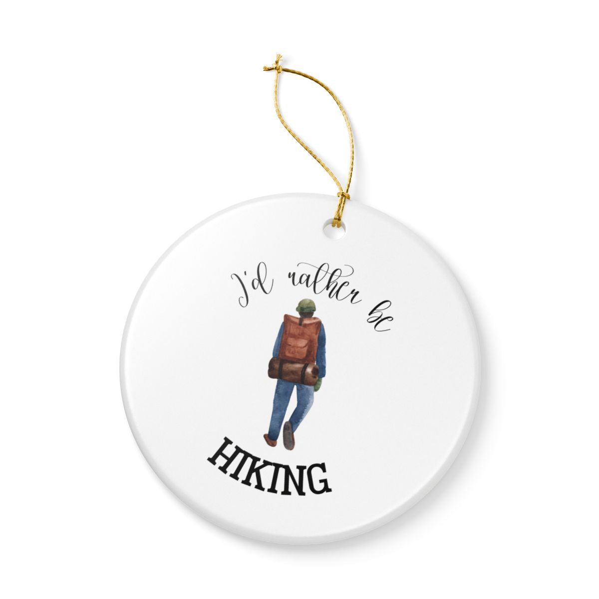 Hiking Ornament