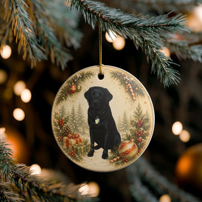 Personalized Dog Photo Christmas Ornament, Custom Pet Memorial Gift
