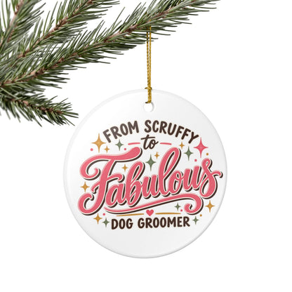 Fabulous Dog Groomer Ornament
