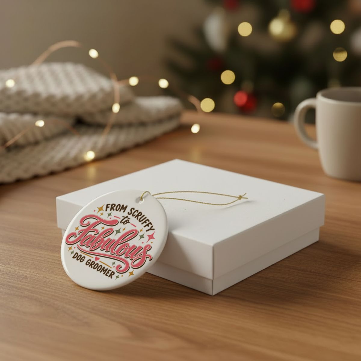 Fabulous Dog Groomer Ornament