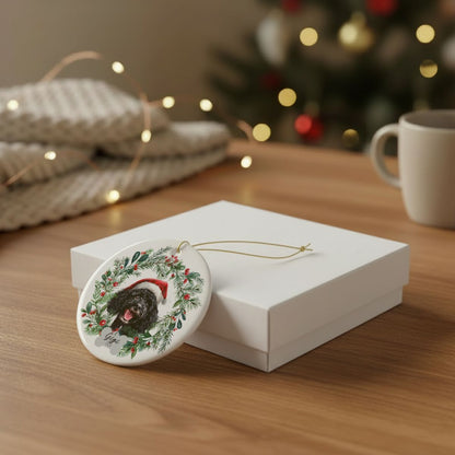Personalized Poodle Christmas Ornament