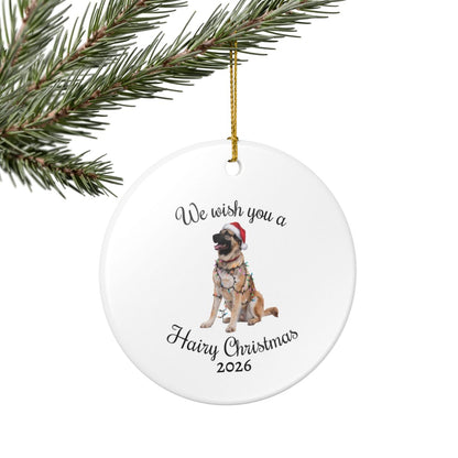 Christmas Anatolian Shepherd Ornament, Christmas Lights Dog Keepsake, Christmas Dog, Anatolian Shepherd Mom, Gift For Dog Lover