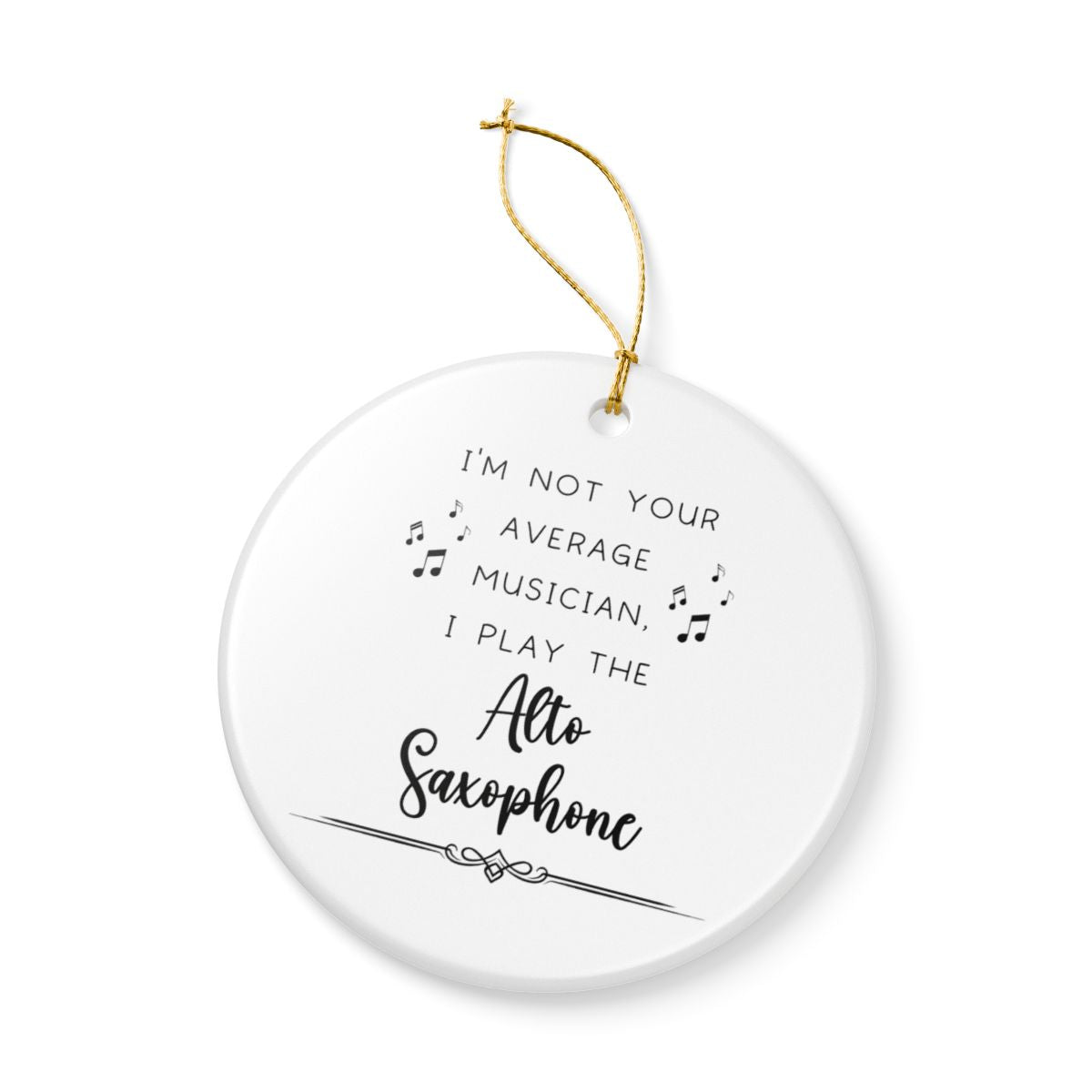 Alto Saxophone Ornament, Gift for Alto Sax Player