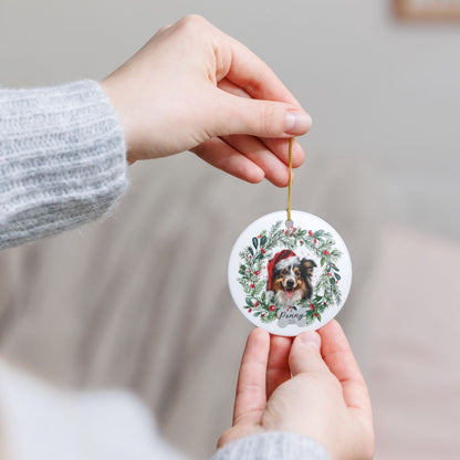 Personalized Sheltie Christmas Ornament