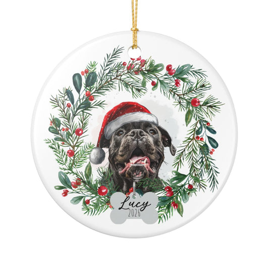 Personalized Cane Corso Christmas Ornament