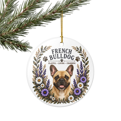 French Bulldog Ornament, Frenchie Lover Gift, French Bulldog Mom Gift, Dog Breed Keepsake