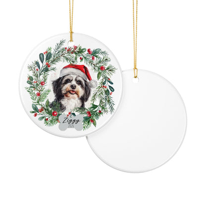 Personalized Havanese Christmas Ornament