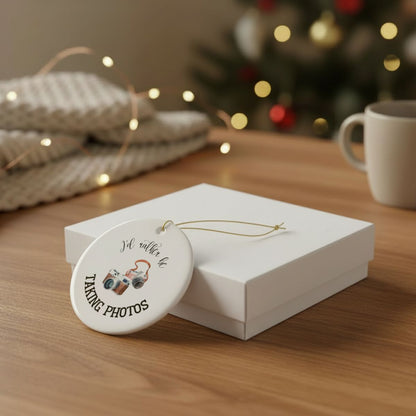 Photographer Gift, Camera Ornament, Gift for Photographer, Photography Gift, Photo Lover Gift