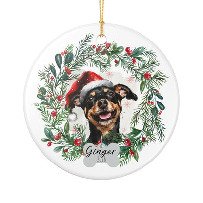 Personalized Miniature Pinscher Ornament