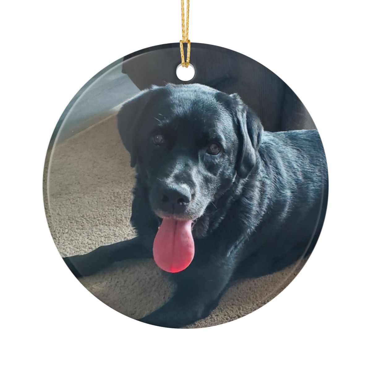 Pet Memorial Two-Sided Ornament, Rainbow Bridge Keepsake, Dog Cat Loss Sympathy Gift