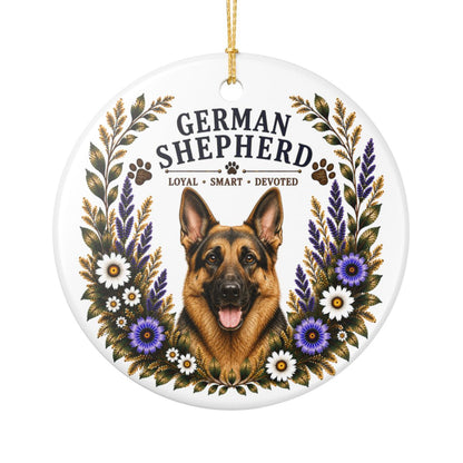 German Shepherd Ornament, German Shepherd Lover Gift, GSD Mom Gift, Dog Breed Keepsake