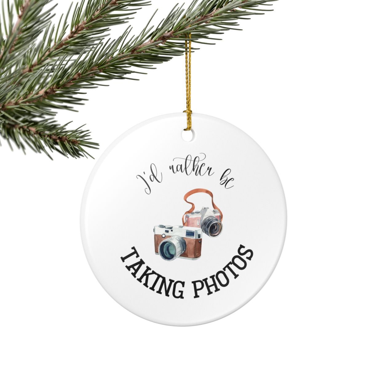 Photographer Gift, Camera Ornament, Gift for Photographer, Photography Gift, Photo Lover Gift