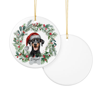 Personalized Doberman Ornament