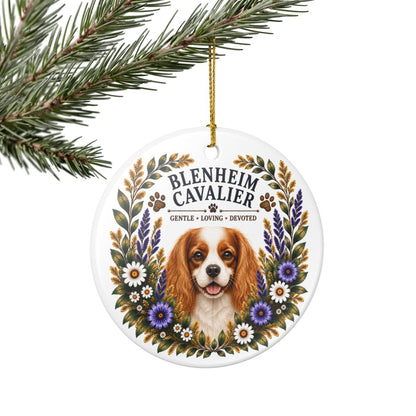 Blenheim Cavalier Ornament, Cavalier King Charles Spaniel Gift, Dog Mom Keepsake
