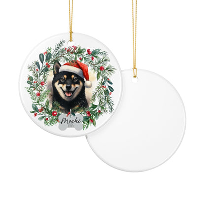 Personalized Shiba Inu Christmas Ornament