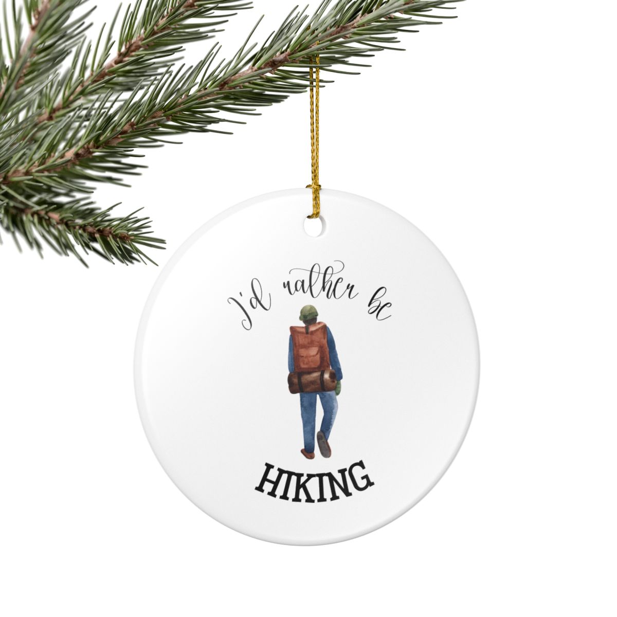 Hiking Ornament