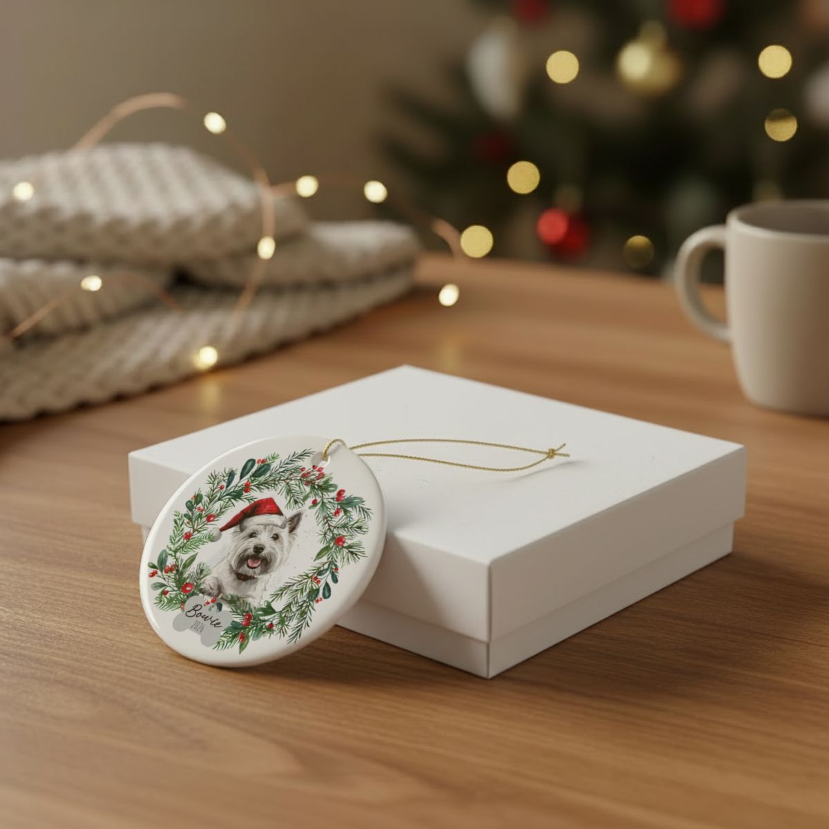 Personalized West Highland Terrier Ornament