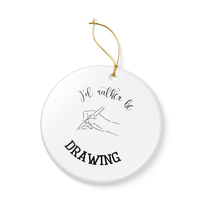 Drawing Ornament, Sketch Ornament, Artist Gift, Crafty Gift, Doodle Decoration, Drawing Lover Gift