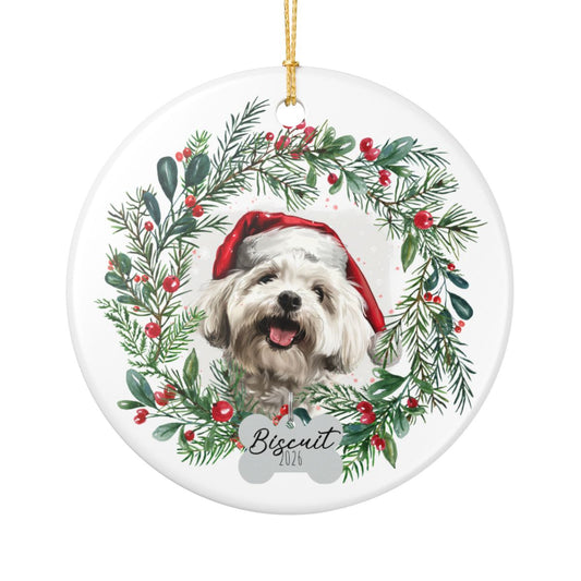 Personalized Maltese Ornament