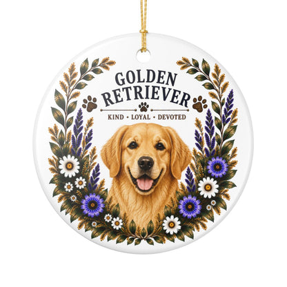 Golden Retriever Ornament, Golden Retriever Lover Gift, Golden Mom Gift, Dog Breed Keepsake